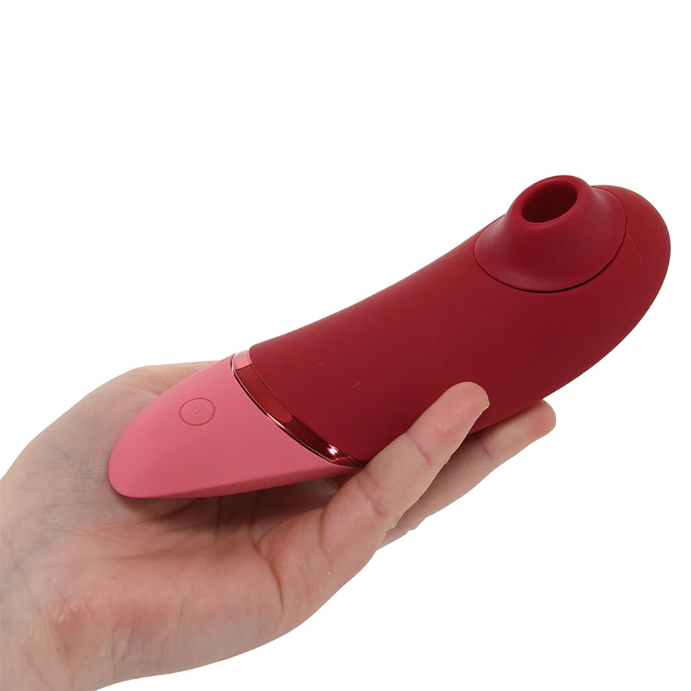 Бордовый бесконтактный клиторальный стимулятор 17см Womanizer Next 3D Pleasure Air Stimulator in Bordeaux WZNE1SGZ