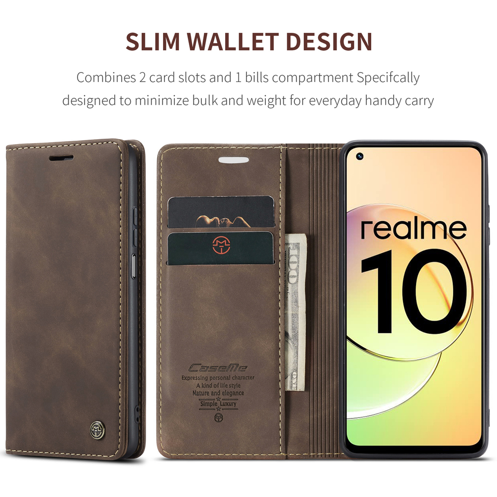 Чехол-книжка CaseMe Matte Realme 10