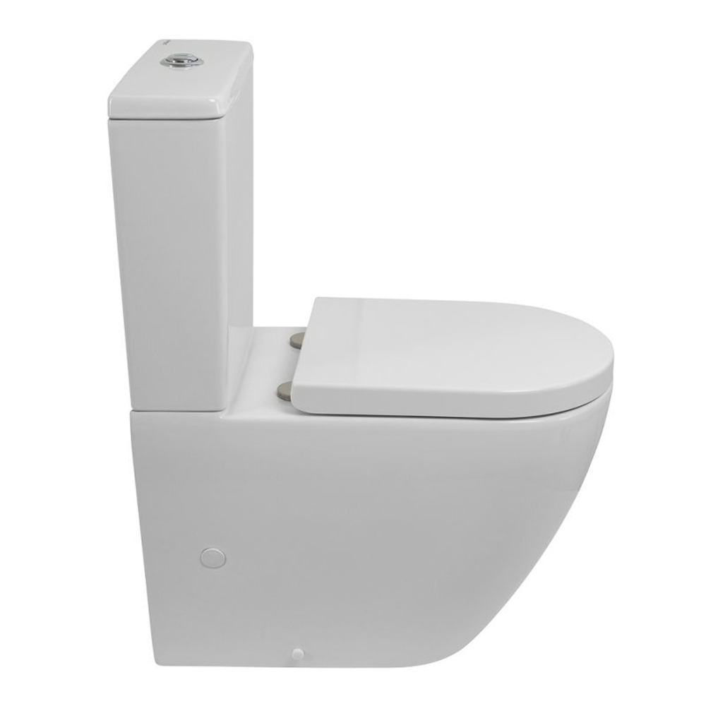 Унитаз-компакт безободковый BelBagno Sfera-R BB2141CP-TOR со смывом Tornado