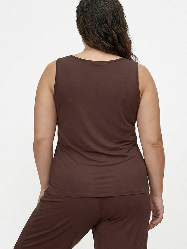 Майка из вискозы Шоколад