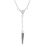 Подвеска из гиппоалергенного сплава со стразами «ЭФОРИЯ», цвет серебро и золото, d-20см/6,5см