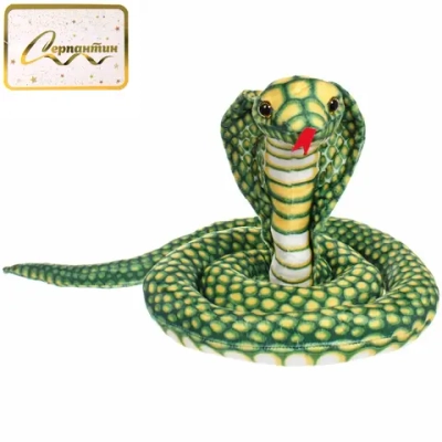 Мягкая игрушка «Змея» Восточная 200 см, Зеленый