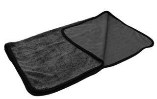 Салфетка микрофибра "NTS-MICROFIBRA-T-4050-BK (1шт) 40х50см -TW-СЕРАЯ (для сушки кузова)