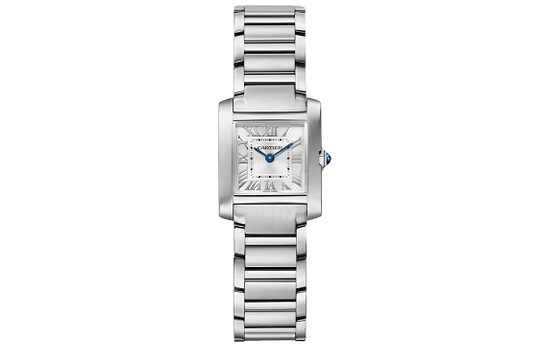 CARTIER TANK DE Quartz Movement Women"s Watch Watch 25.7*21.2mm Silver Dial Stainless Steel Watchband