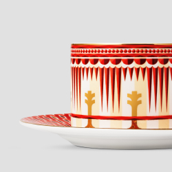 Чайная пара Farforite «Солнечный круг» 250 мл в подарочной коробке