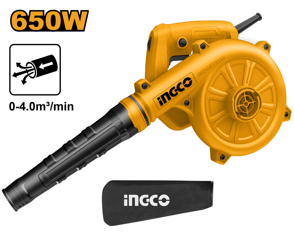 Воздуходувка электрическая INGCO AB6038 INDUSTRIAL 650 Вт