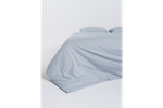 Постельное белье GoodNight Pure Страйп-сатин евро (пододеяльник и 2 наволочки), серо-голубой