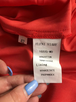 Платье Eleni Viare интересного дизайна, маркировка 42, визуально на 46/48 размер, новое