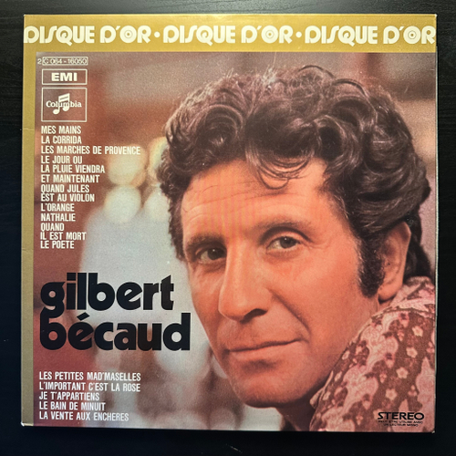 Gilbert Becaud - Disque D'Or (Италия 1972г.)