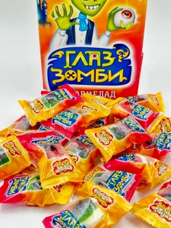 Мармелад CRAZY GUMMY Глаз зомби 10гр*75шт