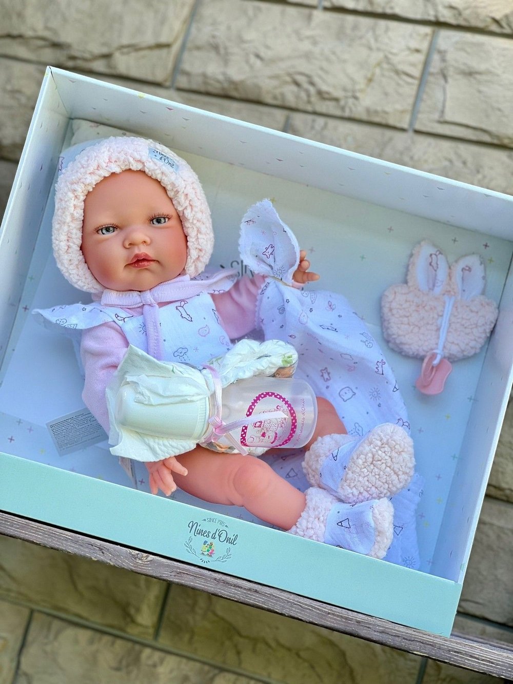 Кукла Реборн Nines 45см Rubi Girl виниловая (N0237)