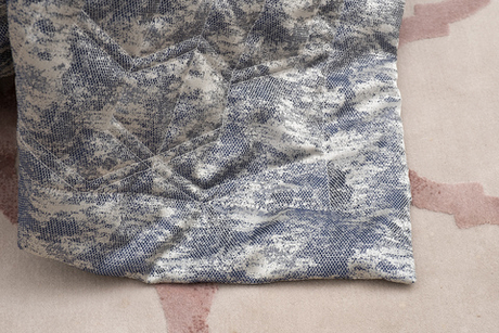 Покрывало Хьюстон (Houston) синее со стежкой 260x260 Garda Decor