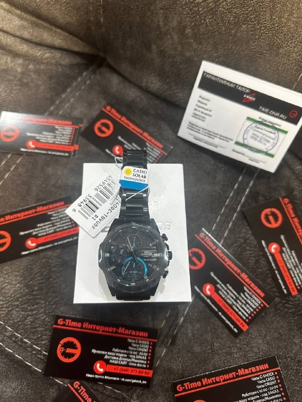 Японские наручные часы Casio Edifice EQS-940DC-1B с хронографом