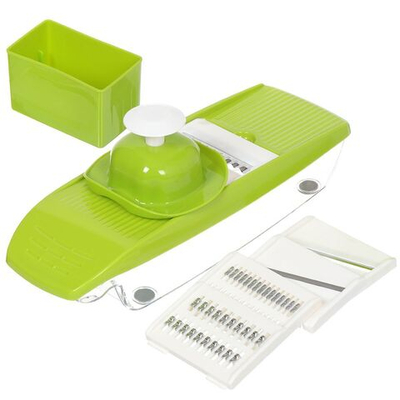 Овощерезка многофункциональная, пластик, нержавеющая сталь, 9 предметов, в асс, Y507