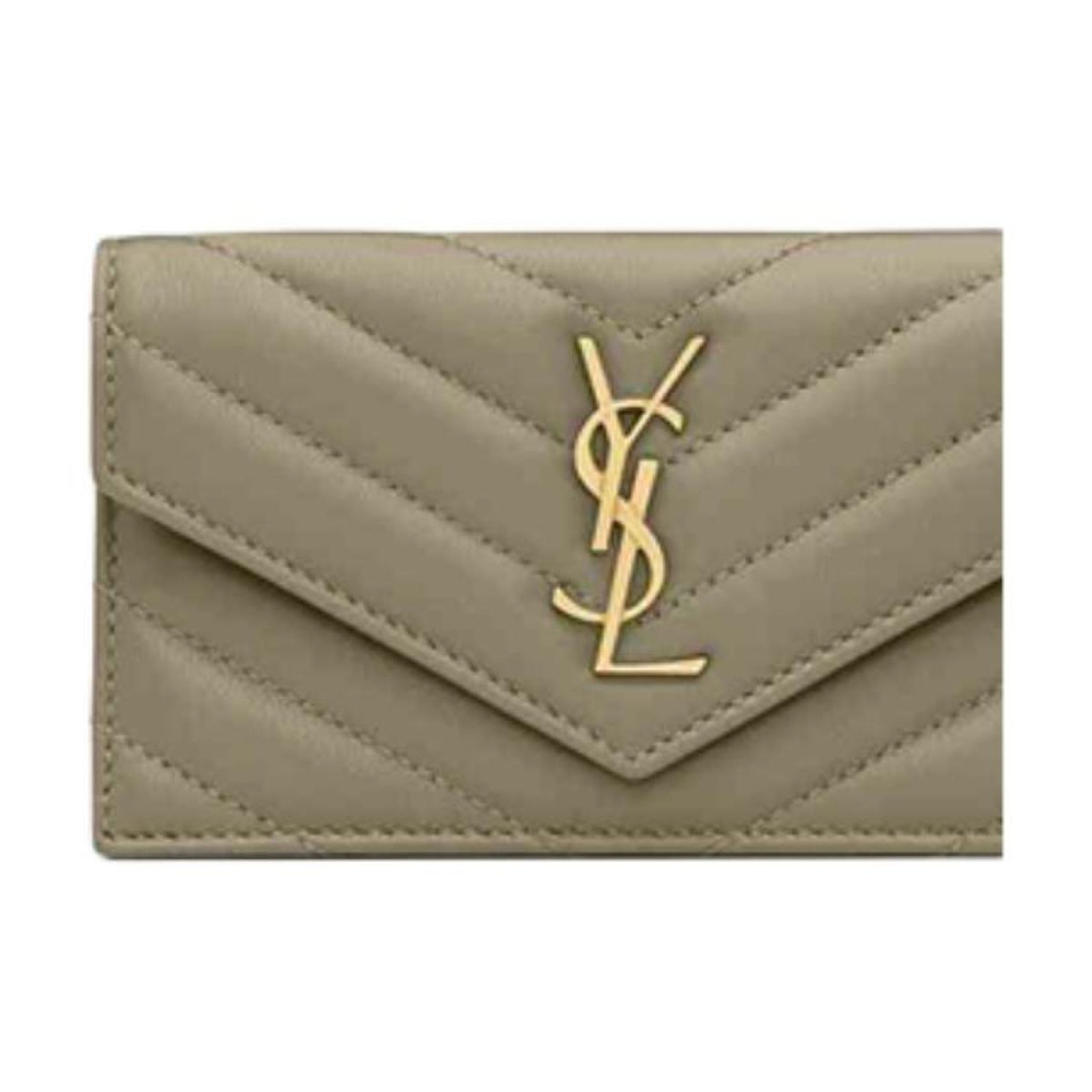 Картхолдеры и кошельки SAINT LAURENT YSL CASSANDRE, 612808-AAA44-3798