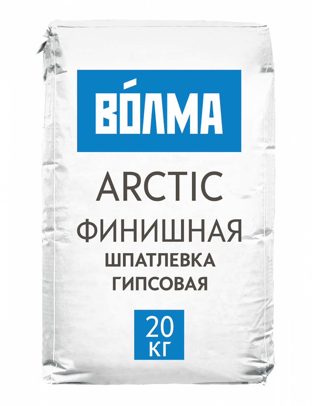 Смесь сухая шпаклевочная на гипсовом вяжущем "ВОЛМА-Arctic" 20 кг