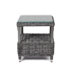 "Форио" столик кофейный из искусственного ротанга, цвет графит