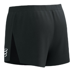 Мужские теннисные шорты Compressport Racing Split - черный