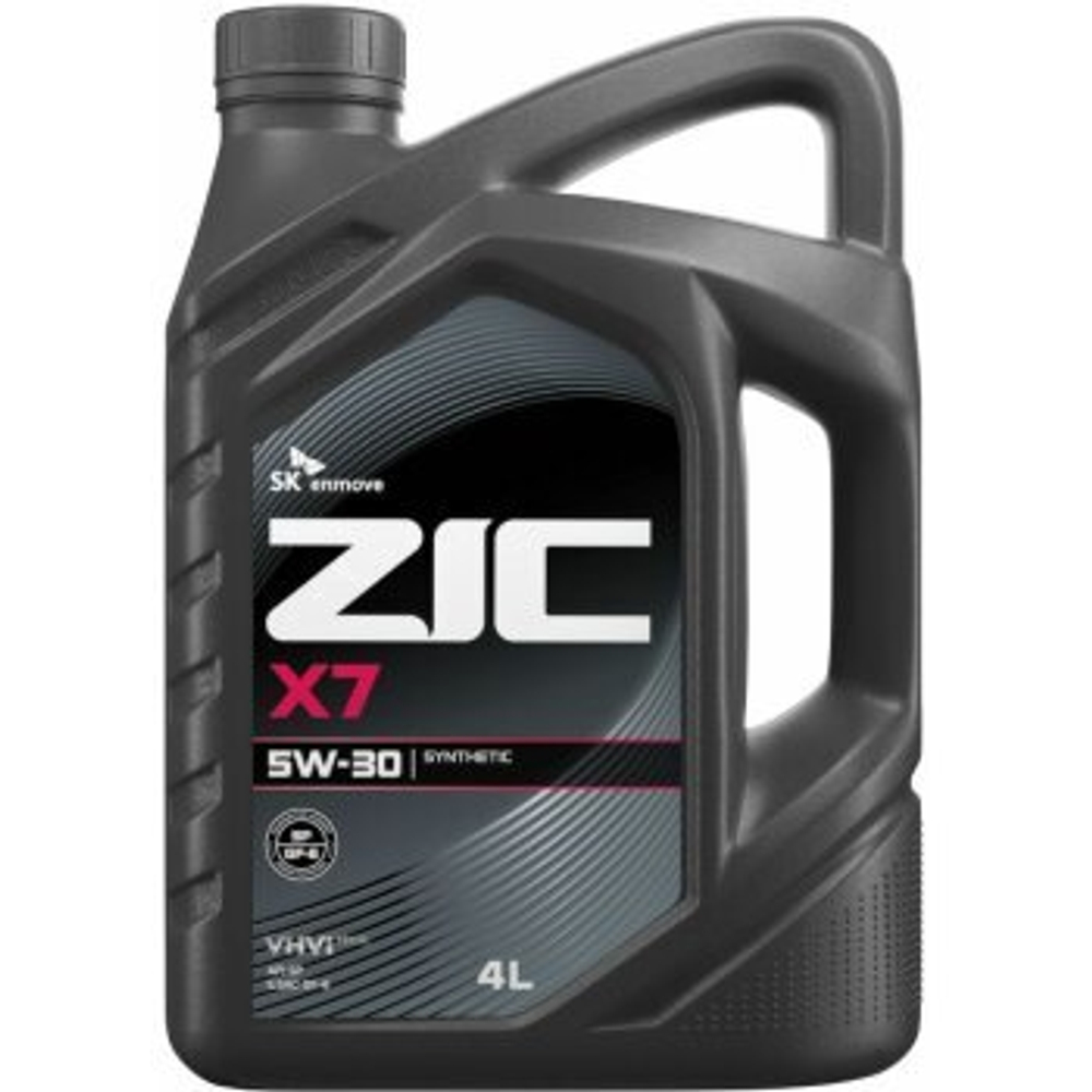 Масло моторное ZIC X7 5w30 SP, ILSAC GF-6 4л