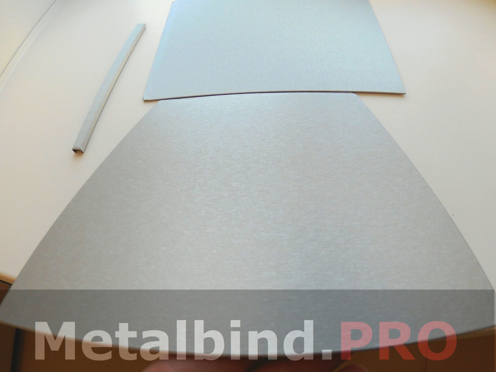 Твердые обложки O.HARD COVER TECHNO A4+ (альбом) 217х300mm с покрытием TECHNO «под металл» CЕРЕБРО
