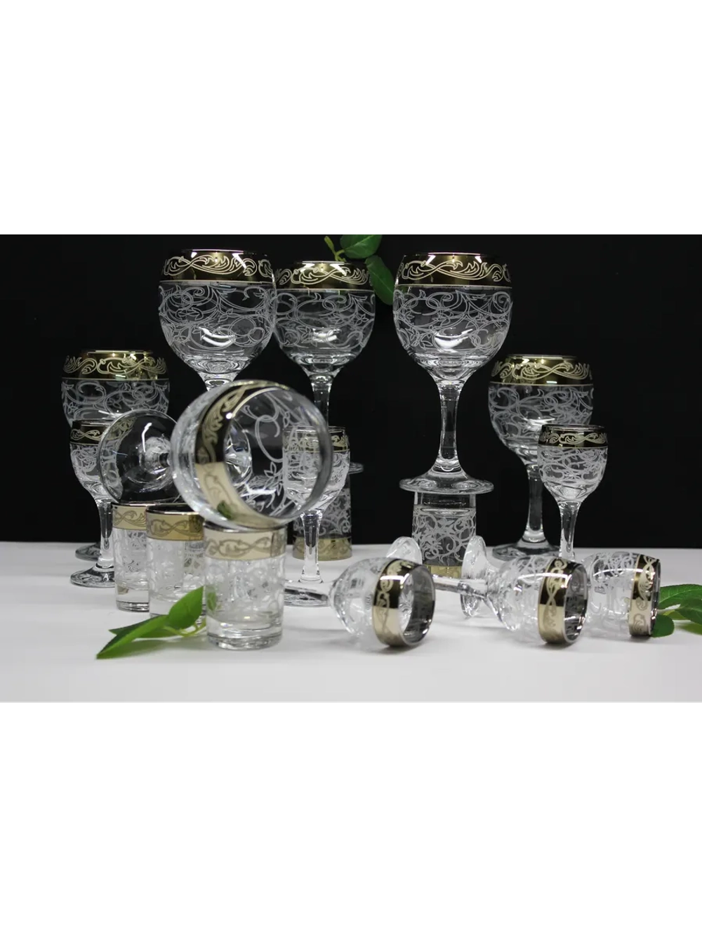 Барный набор 18 предметный с фужером