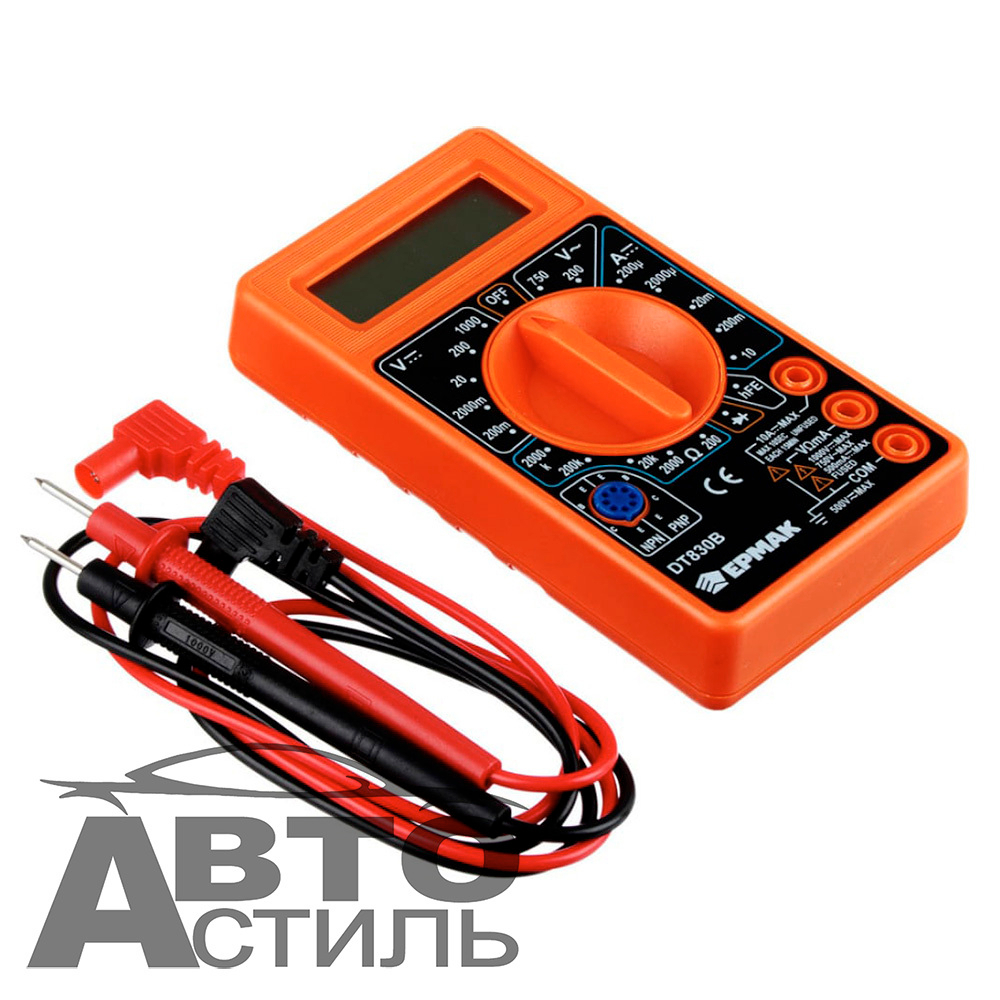 Мультиметр ДТ 830   Ермак цифровой 660003 уп