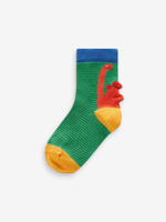 Носки хлопковые для мальчика Next 688-483, 10 шт., Серый, Синий, Зеленый