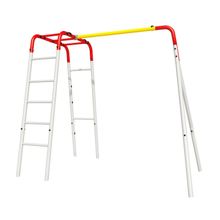 Детский спортивный комплекс для дачи ROMANA D8 (белый,красный,желтый) (без качелей)