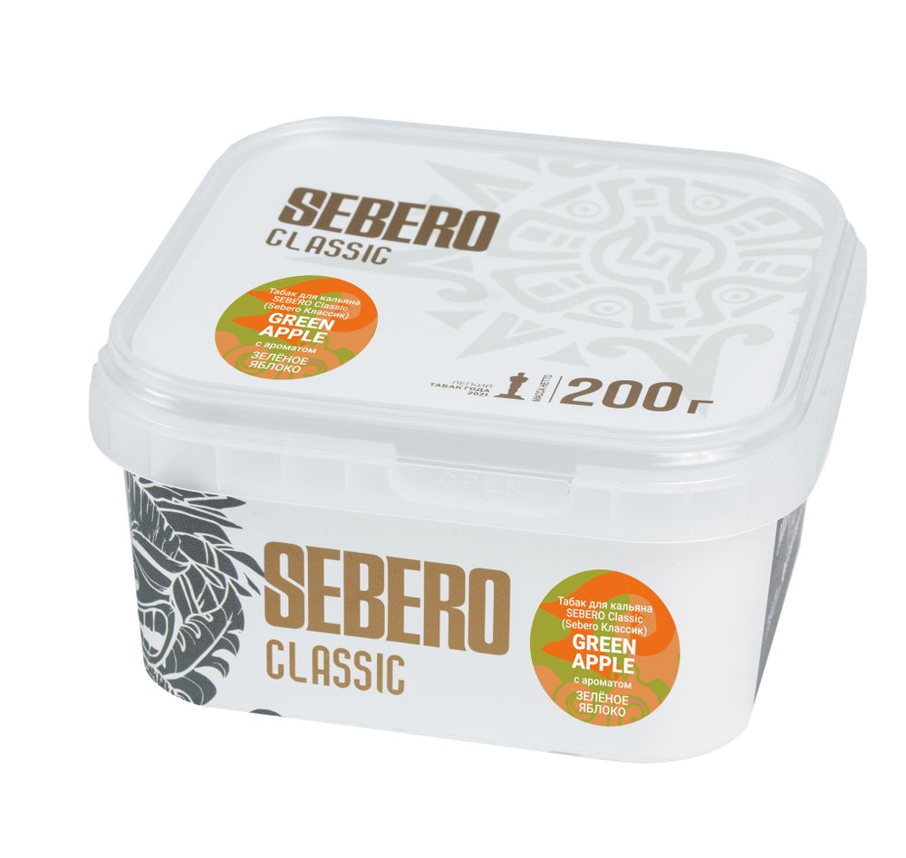 Sebero Classic - Green Apple (Зеленое яблоко), 200 гр