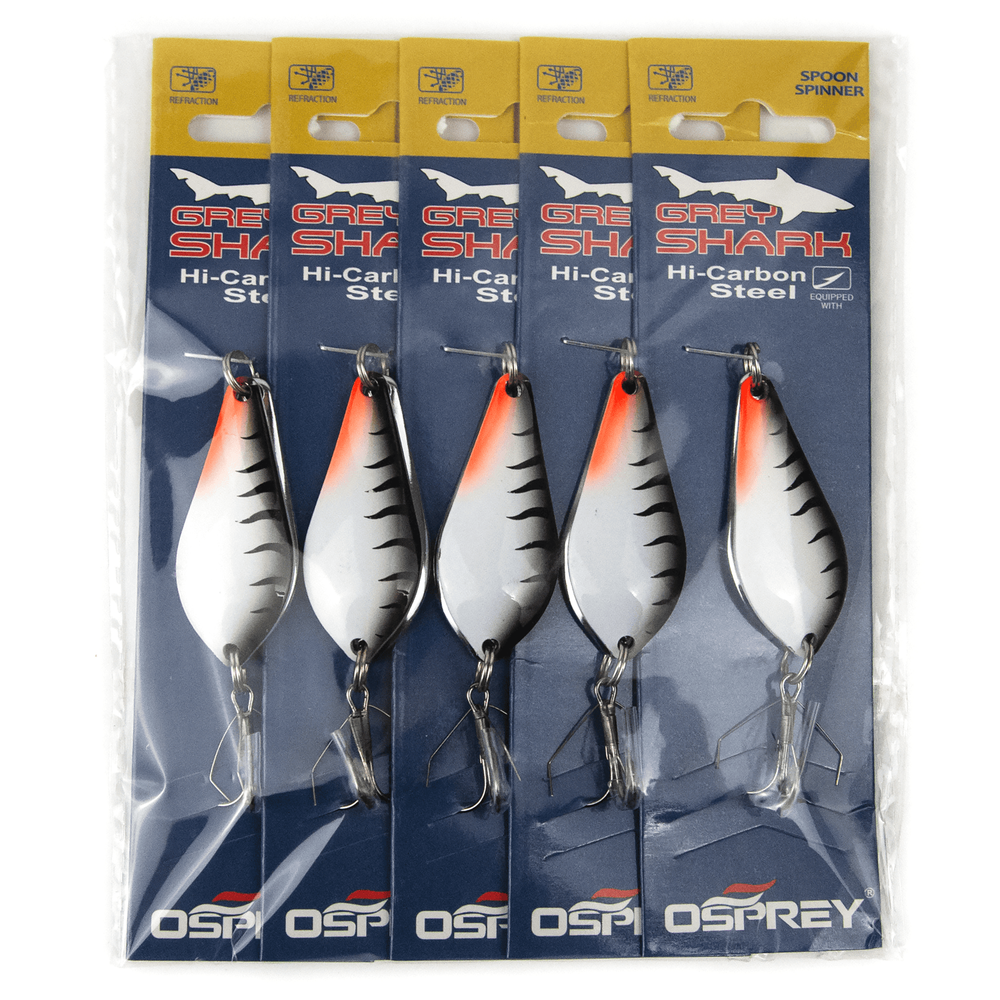 Блесна незацепляйка шумовая Osprey Grey Shark SDP49 (18гр, 5шт/уп)