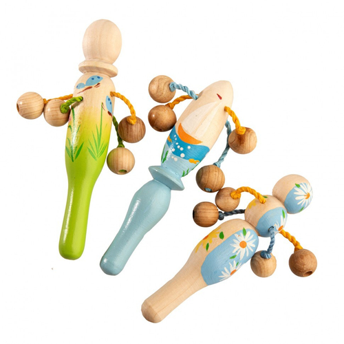 Погремушка Лялька окрашенная Вальда