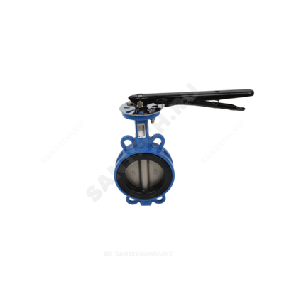 Затвор дисковый поворотный чугун 2011HA Ду 80 Ру16 межфл с рукояткой диск нерж манжета EPDM EURO Benarmo