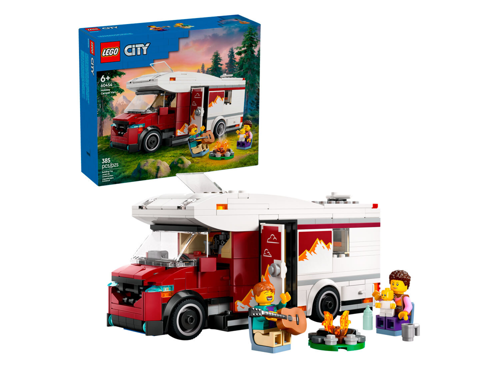 LEGO City 60454 «Туристический фургон для отдыха и приключений» — кемпинг мечты