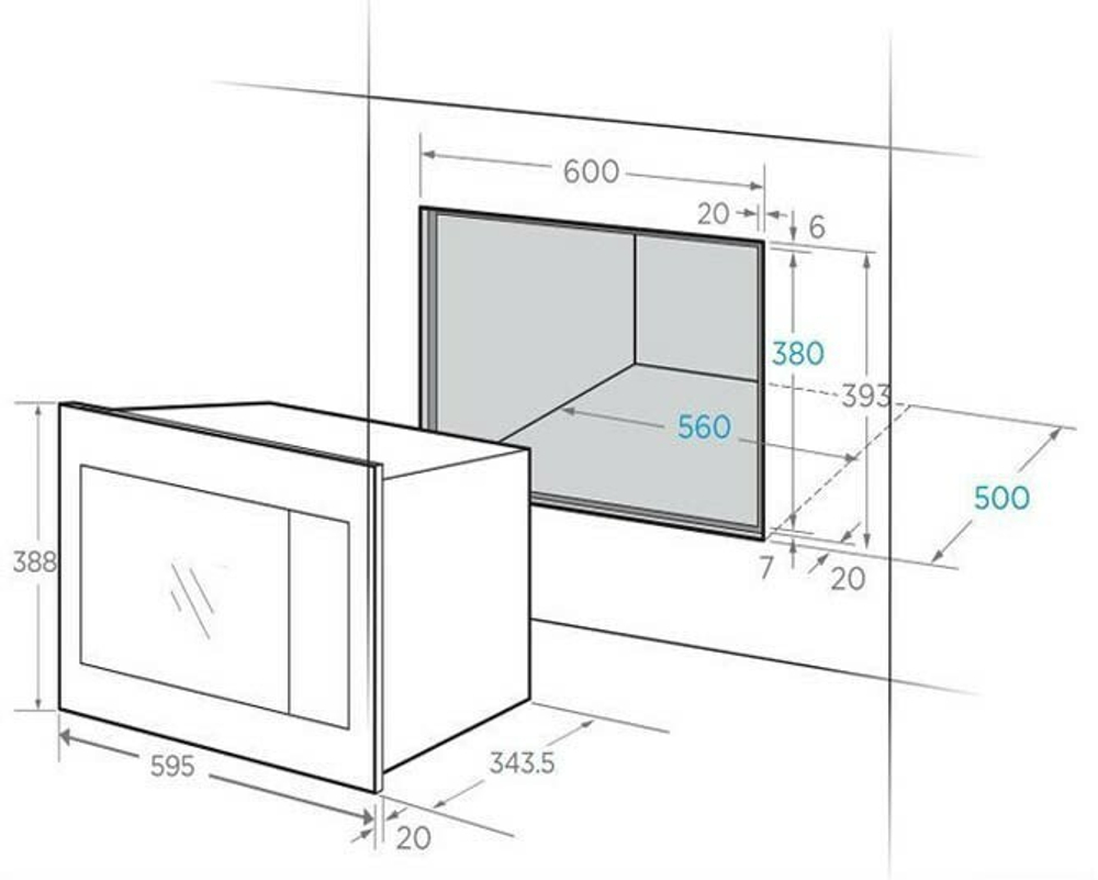 МИКРОВОЛНОВАЯ ПЕЧЬ Midea AG820BJU-WH