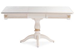 Стол Матис 110(150)х90х76 молочный / золото