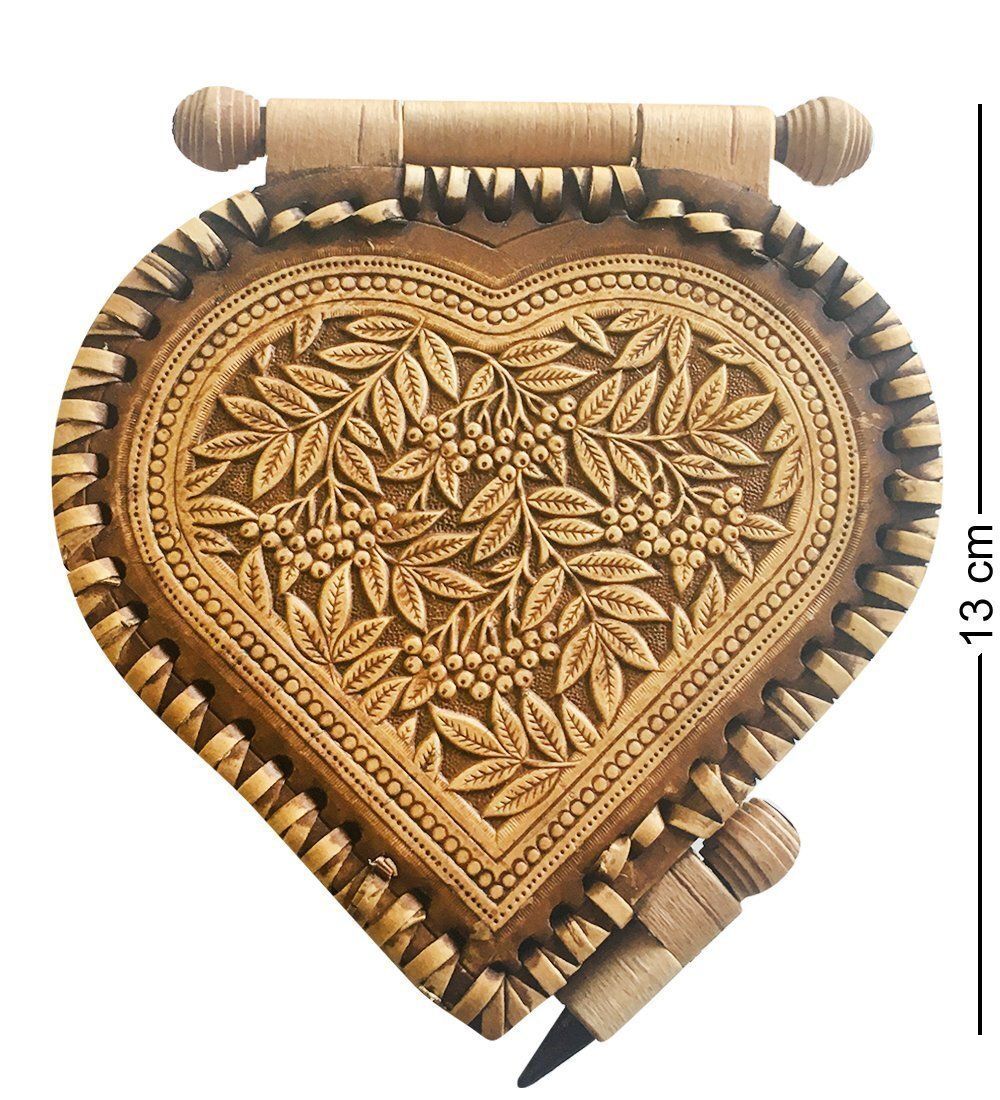 Народные промыслы BST-324/ 2 Шкатулка «Рябина» (береста)