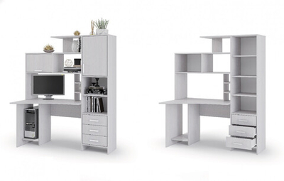 Стол компьютерный № 6*С Дуб анкор светлый / Дуб анкор светлый