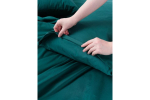 Постельное белье GoodNight Сатин Делюкс дуэт (с нав. 50х70) изумруд