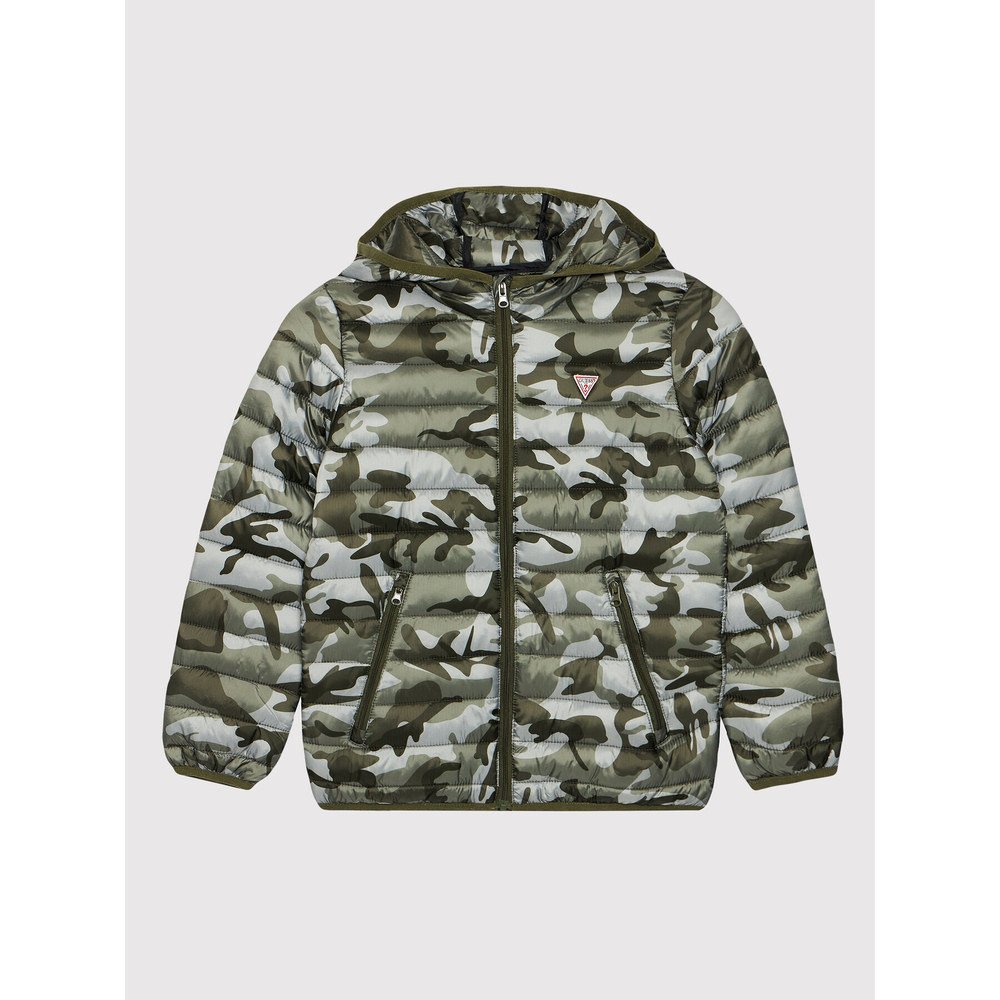 Куртка демисезонная с капюшоном GUESS Принт: камуфляж *