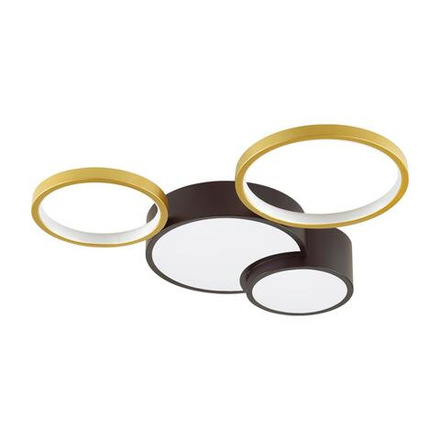 5255/64CL LEDIO LN23 000 черный, матовое золото Люстра потолочная диммир. с ДУ LED 64W 220V NORBERT