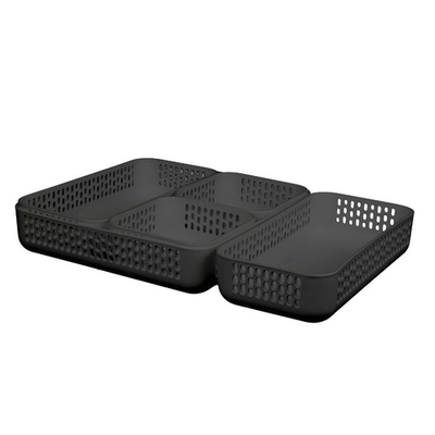 Набор органайзеров UNO (сет 2) в комплекте 5 штук цвет графитовый