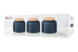 Банка для сыпучих продуктов 3шт 600мл Maxwell & Williams Indulgence синяя