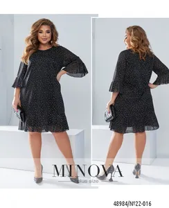 Платье 22-016-черный Minova