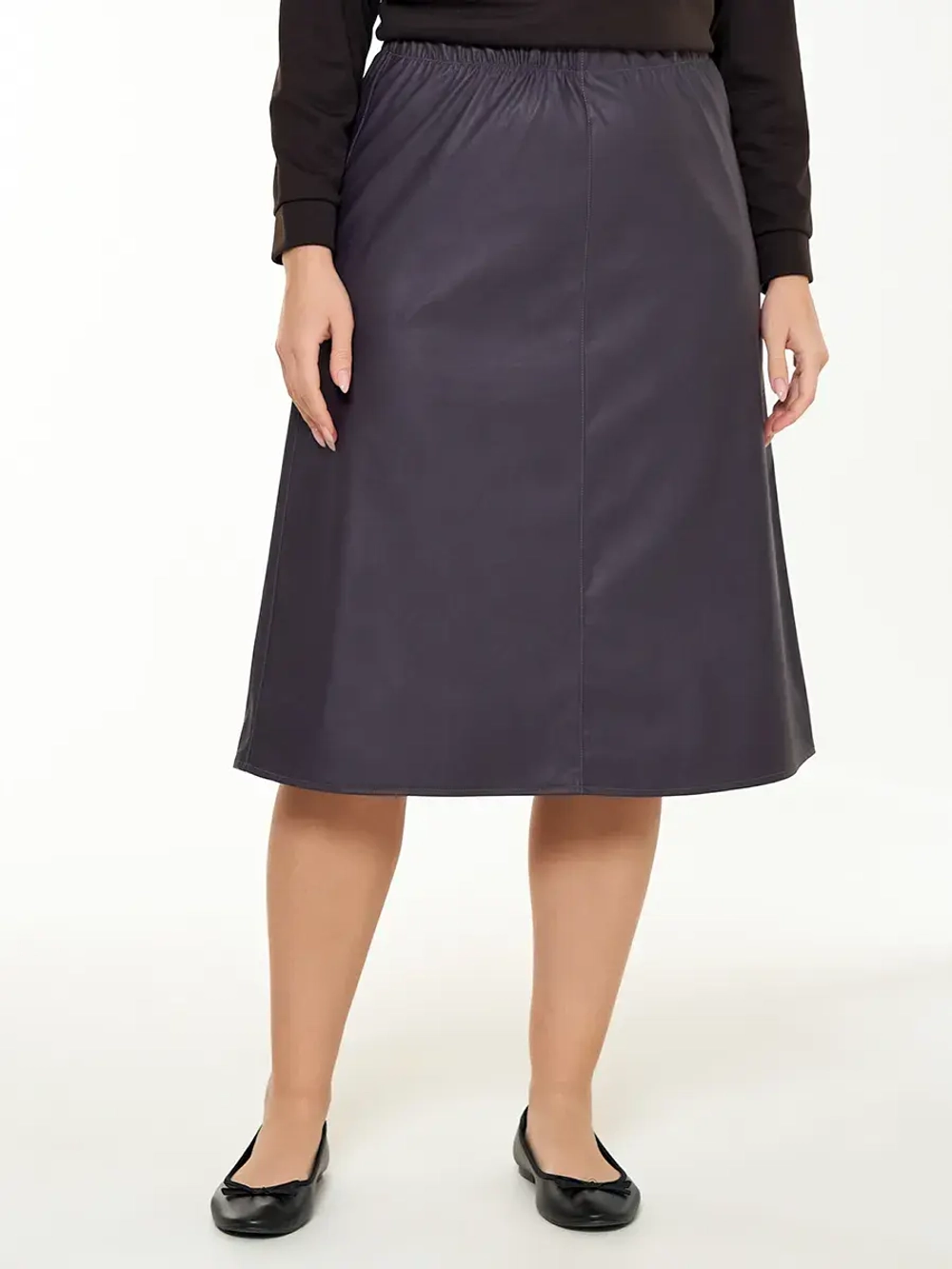 Юбка эко-кожа