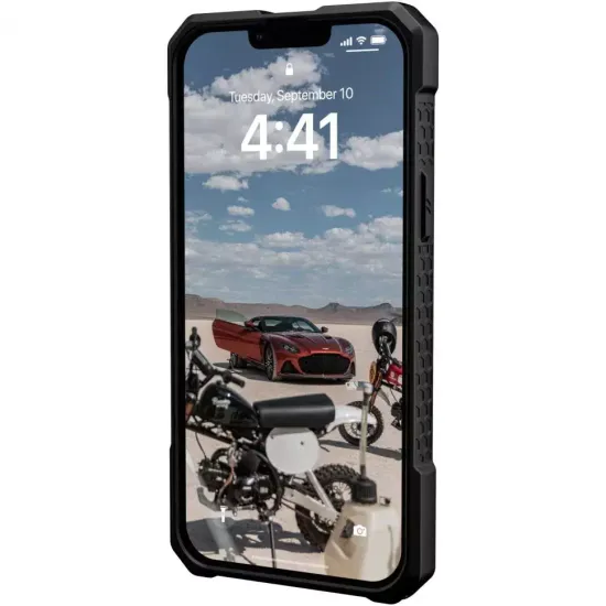Чехол с поддержкой MAGSAFE Uag Monarch Pro для iPhone 14 Plus 6.7", цвет чёрный (Kevlar-Black)