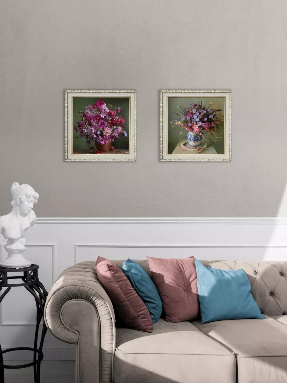 Картина на стену интерьерная на холсте 37*37 см