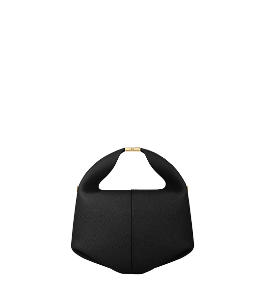 POLENE СУМКА BERI, ЧЕРНЫЙ/ЗОЛОТОЙ