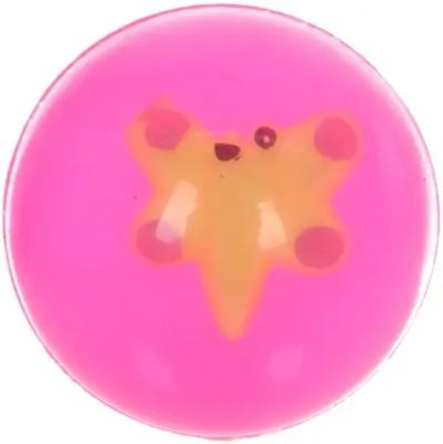 Мяч 32 мм «Зверята» каучуковый, микс СТИКЕР НА ВЛОЖЕНИЕ