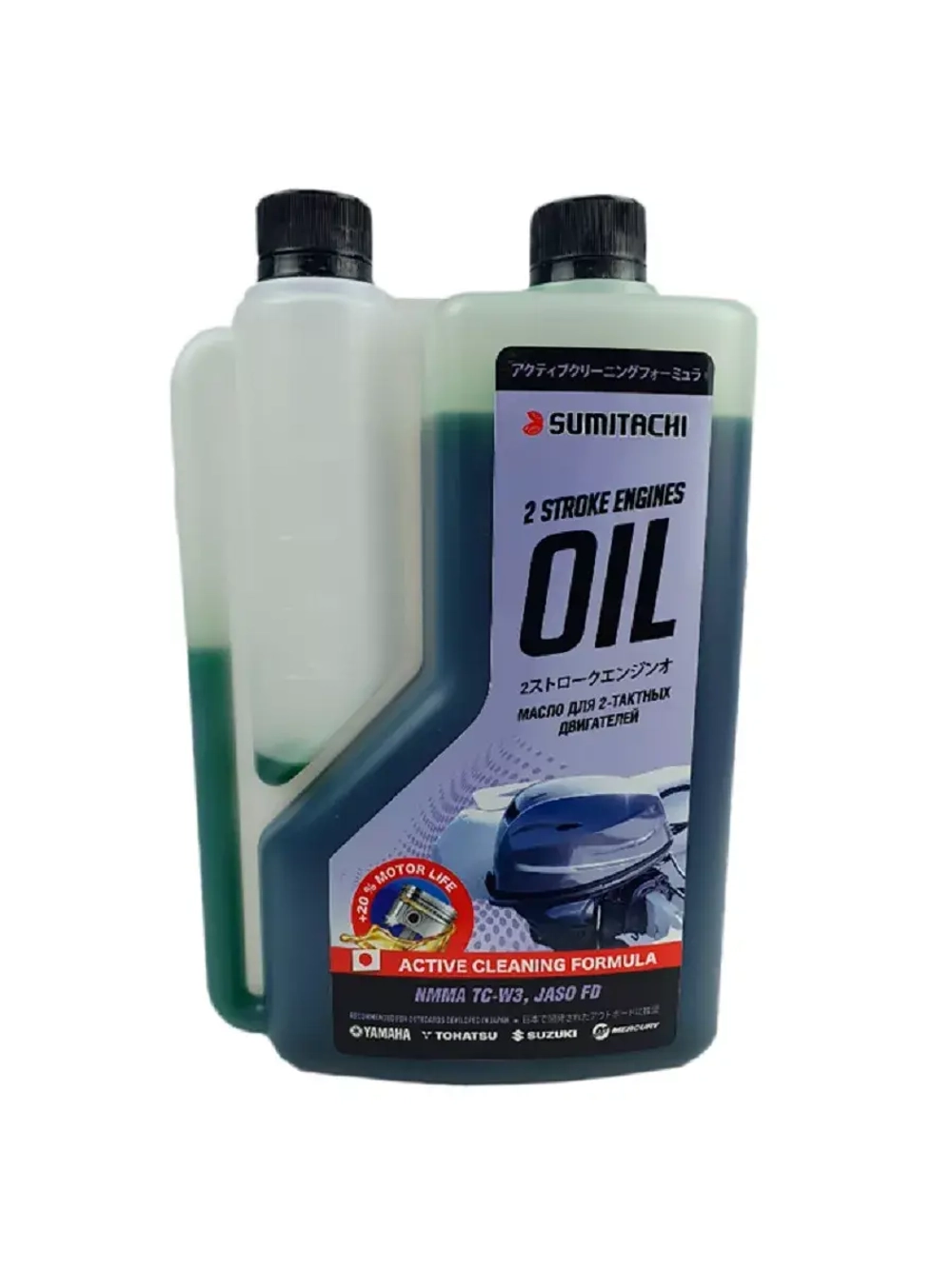 Масло sumitachi 2-stroke engines oil tc-w3 1L