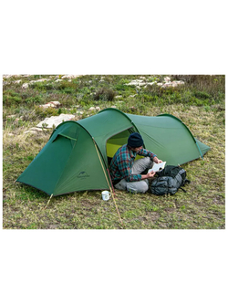 Палатка Naturehike Opalus Si 2-местная, алюминиевый каркас, зеленая